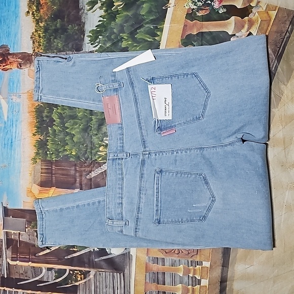 Stefany Jeans Distressed High-Rise Skinny Zippered Ankle Jeans Size 11/12 NEW‎ - Picture 5 of 5